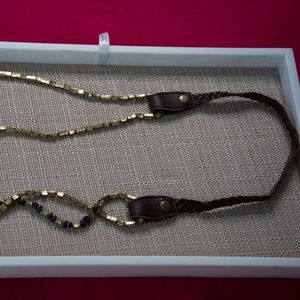 Noonday Golden Rivers Necklace NWOT